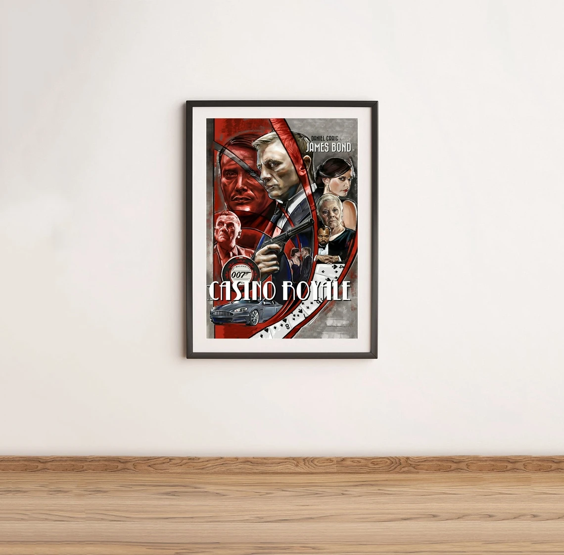 Картина на стену в стиле казино Royale украшение для дома (без рамки) | Дом и сад