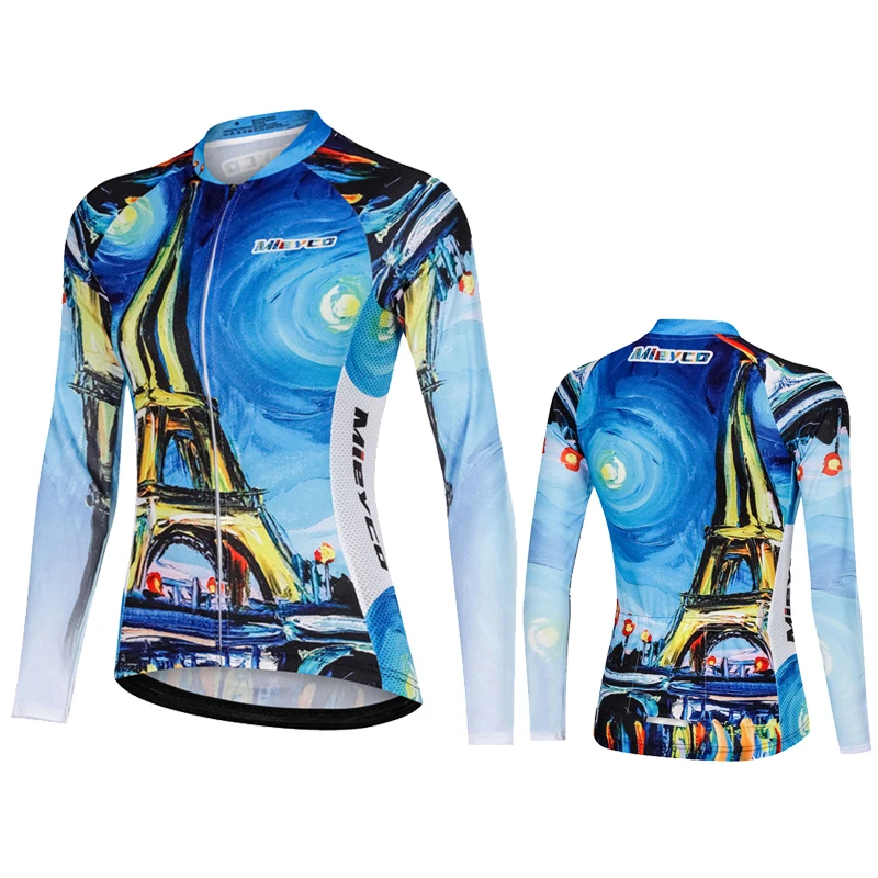 

Long Sleeve Mountain Racing Tops MTB Bike Sports Top Cycling Jersey Downhill Breathable Quick Dry Shirt Roupa Ciclismo Feminina