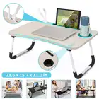 Портативный складной компьютерный стол для пикника, поднос для завтрака, подставка для кровати, дивана, чайного столика, деревянная подставка