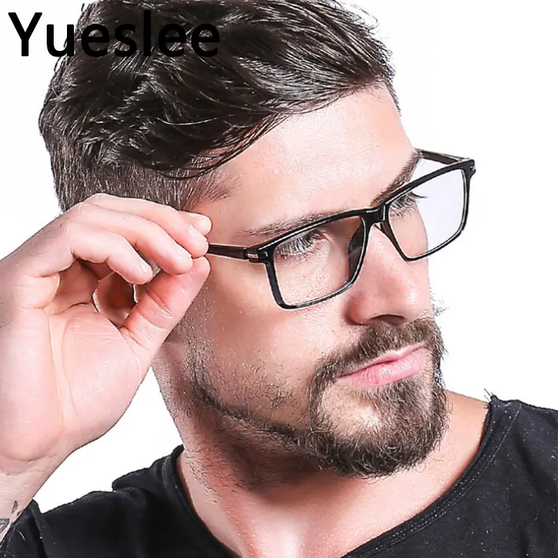 45851 мужские Класс стаканы пластиковые Титан Синий светильник очки с оправой для