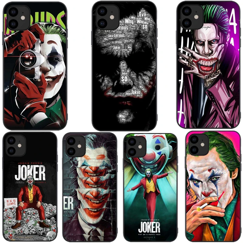 Joker 2019 Joaquin Phoenix для iPhone 11 Pro Max чехол 5 5S 6 6S 7 8 Plus X XS Мягкий ТПУ клоун ужас XR|Бамперы| |