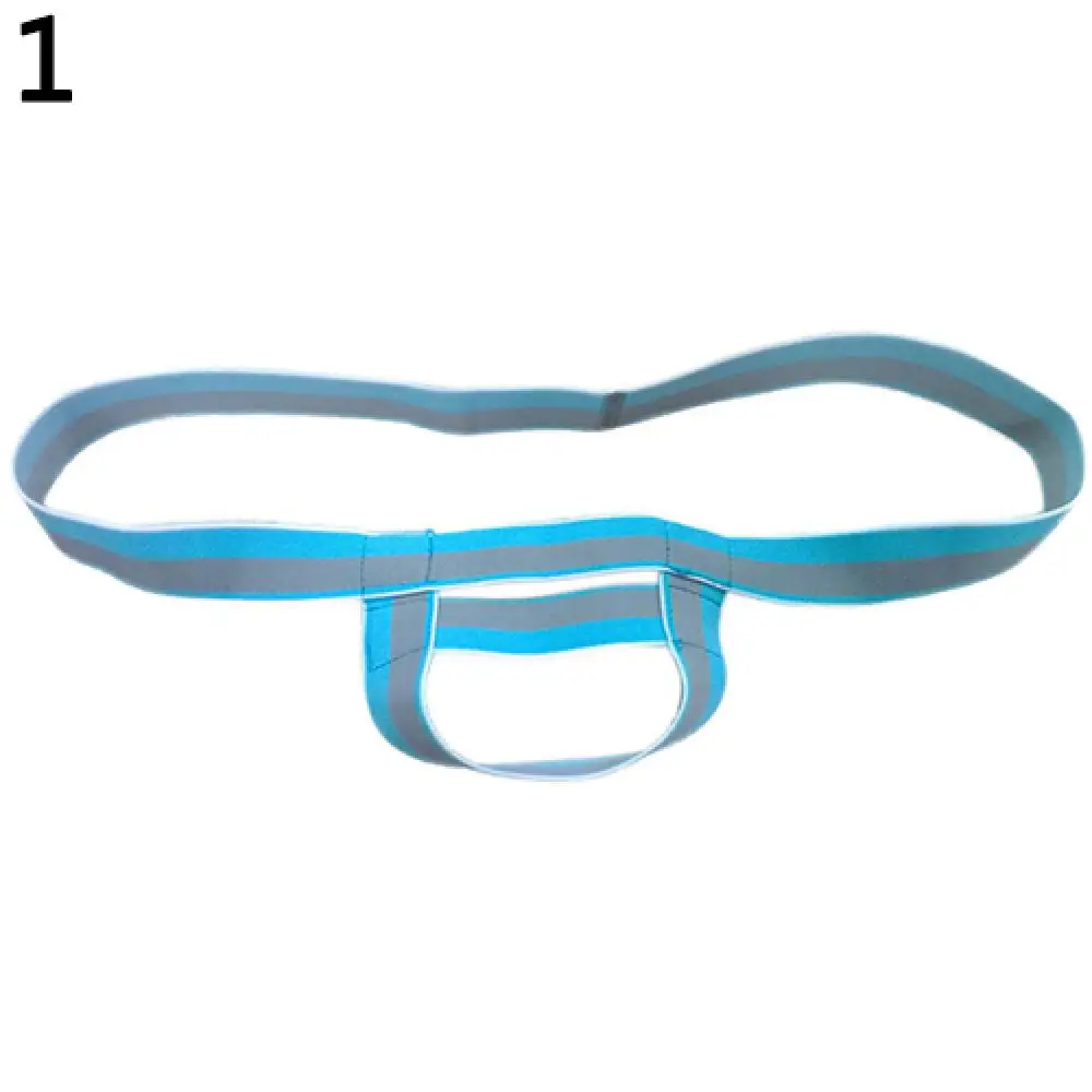 Сексуальное мужское кольцо для пениса стринги с открытой промежностью