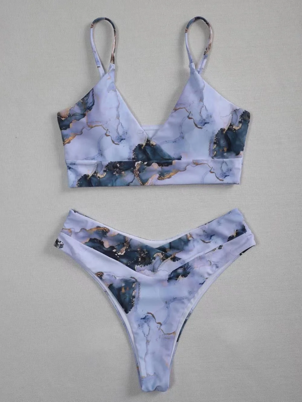 

Split Sexy Bikini Swimsuit Women's Marble Halo Dyed Swimsuit Women Swim Dress Swimsuit Plus Size Floral Bikini Swimsuit Solid