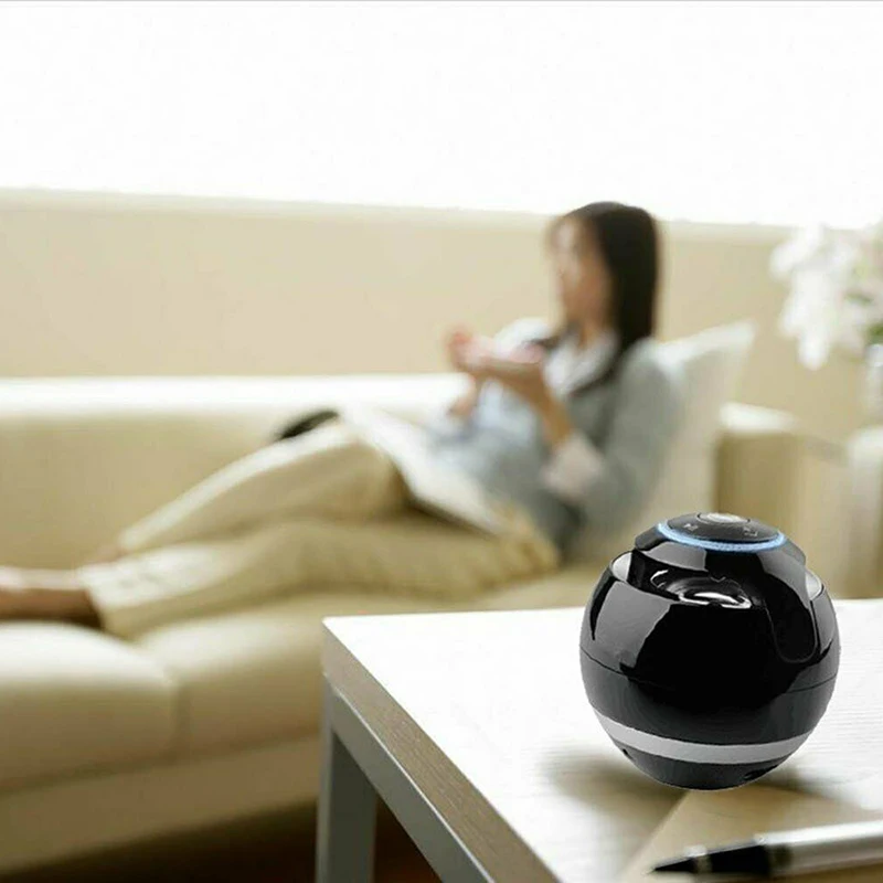 Светодиодный ная светодиодная Bluetooth колонка мини динамик сабвуфер Портативный