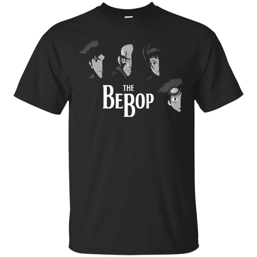 The Bebop Спайк Шпигель Jet Black Faye Valentine ковбойский Бибоп черная футболка с