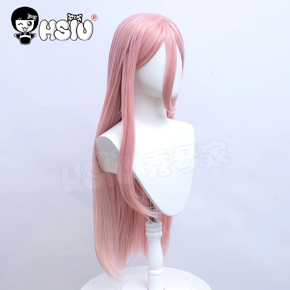 Парик для косплея Power из аниме бензопила соблазнительный длинный парик розового