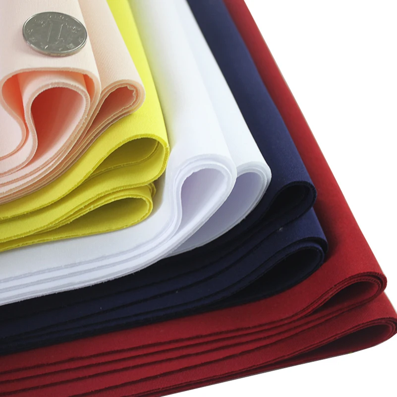 Эластичная спандексовая трикотажная космическая хлопковая ткань воздушный слой