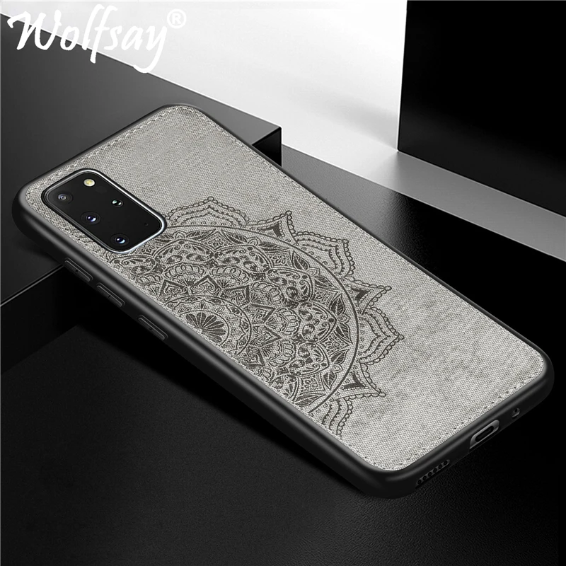 

For Samsung Galaxy S20 Plus Case on for Samsung S20 Plus Cover sFor Coque Samsung S20 Bumper Painted 3D Embossing Matte Cover
