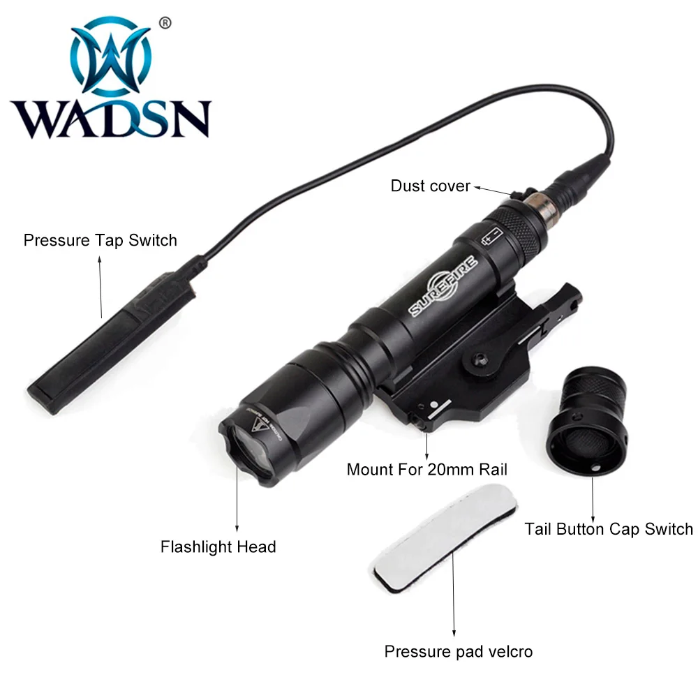 WADSN страйкбол факелы M620C Скаут светильник светодиодный полная версия с логотипом