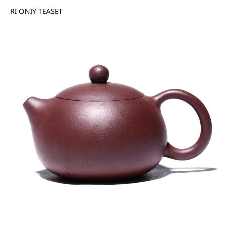 

180ml Yixing Famous Purple Clay Teapots Ball Hole Filter Xishi Tea Pot Beauty Kettle Raw ore Handmade Zisha Tea Set Customized