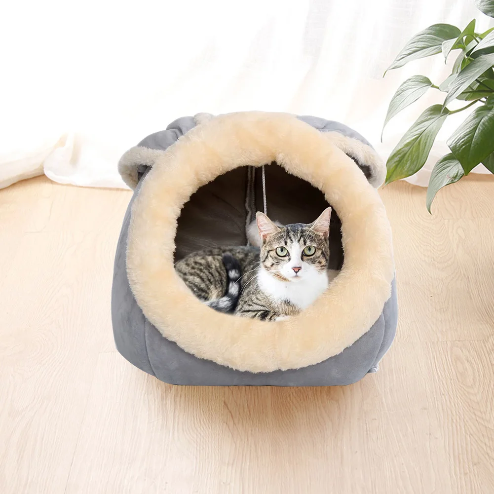 

Multi-function Pet Bed Warm Fleece Dogs Kennel House Moisture-proof Plush Winter Cats Soft Sofa Cushion Mats