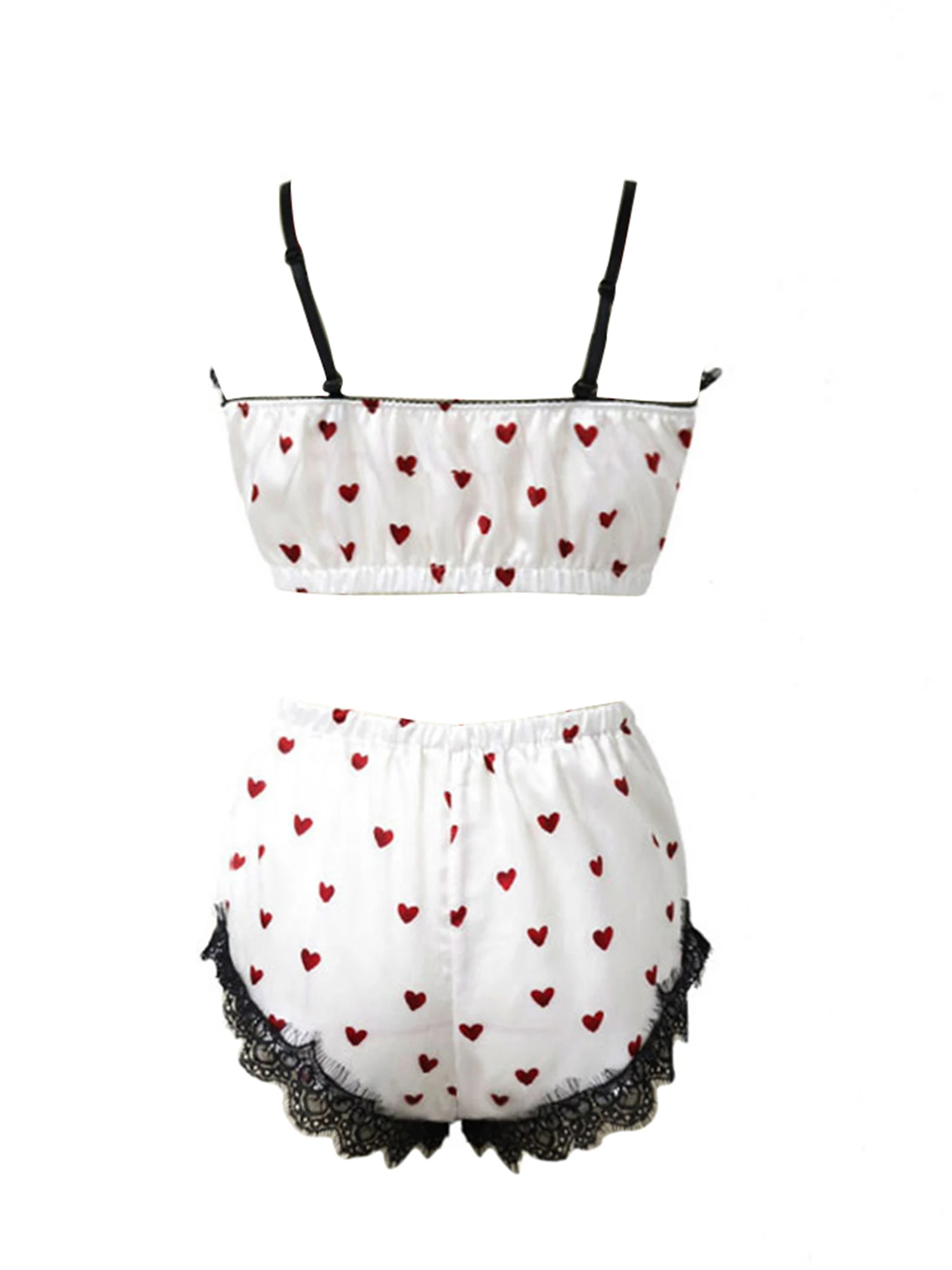 Женский комплект нижнего белья из 2 предметов кружевной топ на бретельках с
