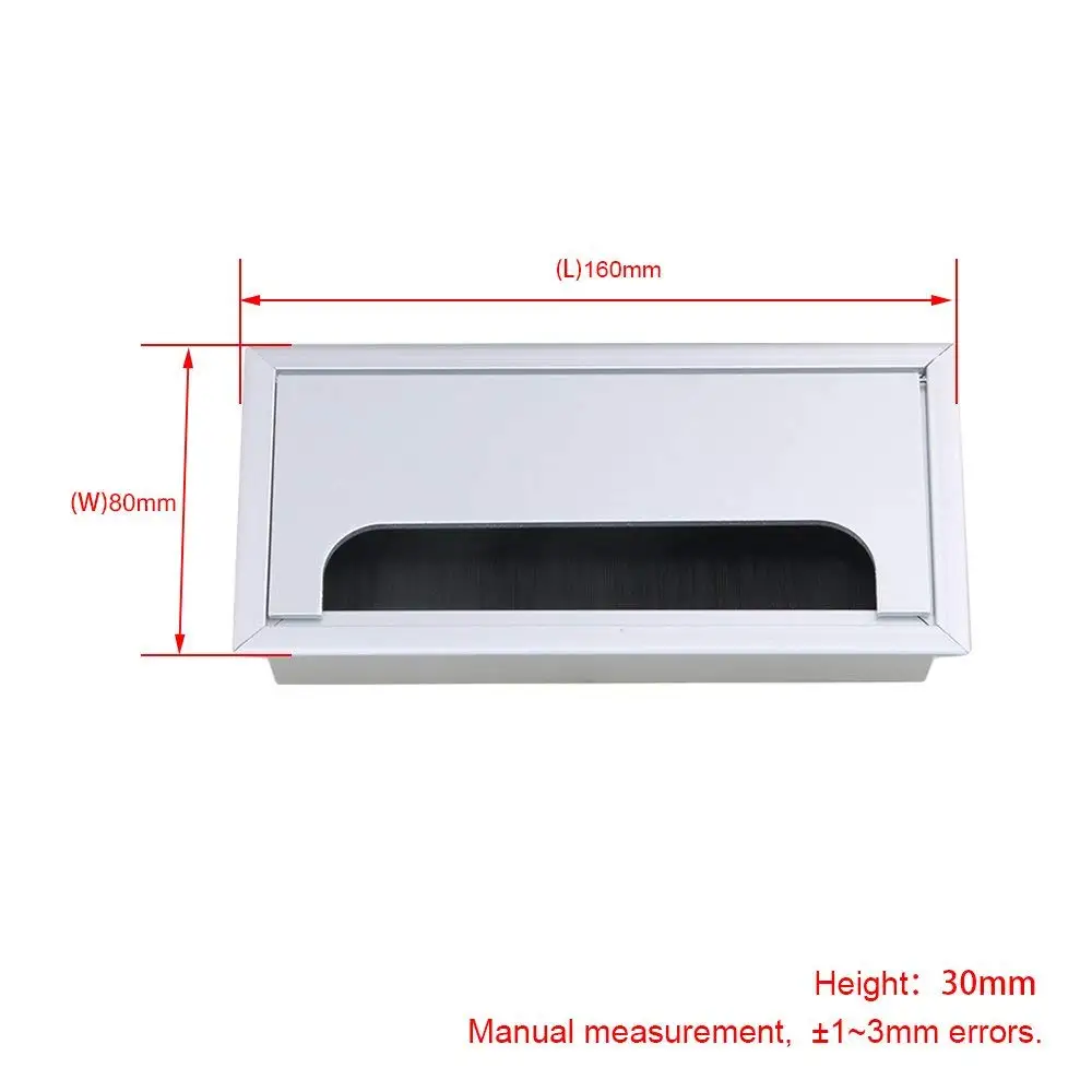 2 шт. прямоугольные втулки для кабеля 16x8x3 см|Крышки с прорехами проводов| |