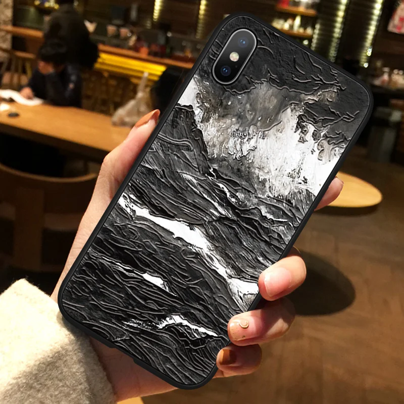 heishan 3D чехол с тиснением для iPhone XS Max XR X 8 7 6 Plus 5 TPU для Oneplus 7 Pro 6T 5 T Capas для Motorola Moto G6 Play G5 G5S Plus чехол s - Цвет: heishan