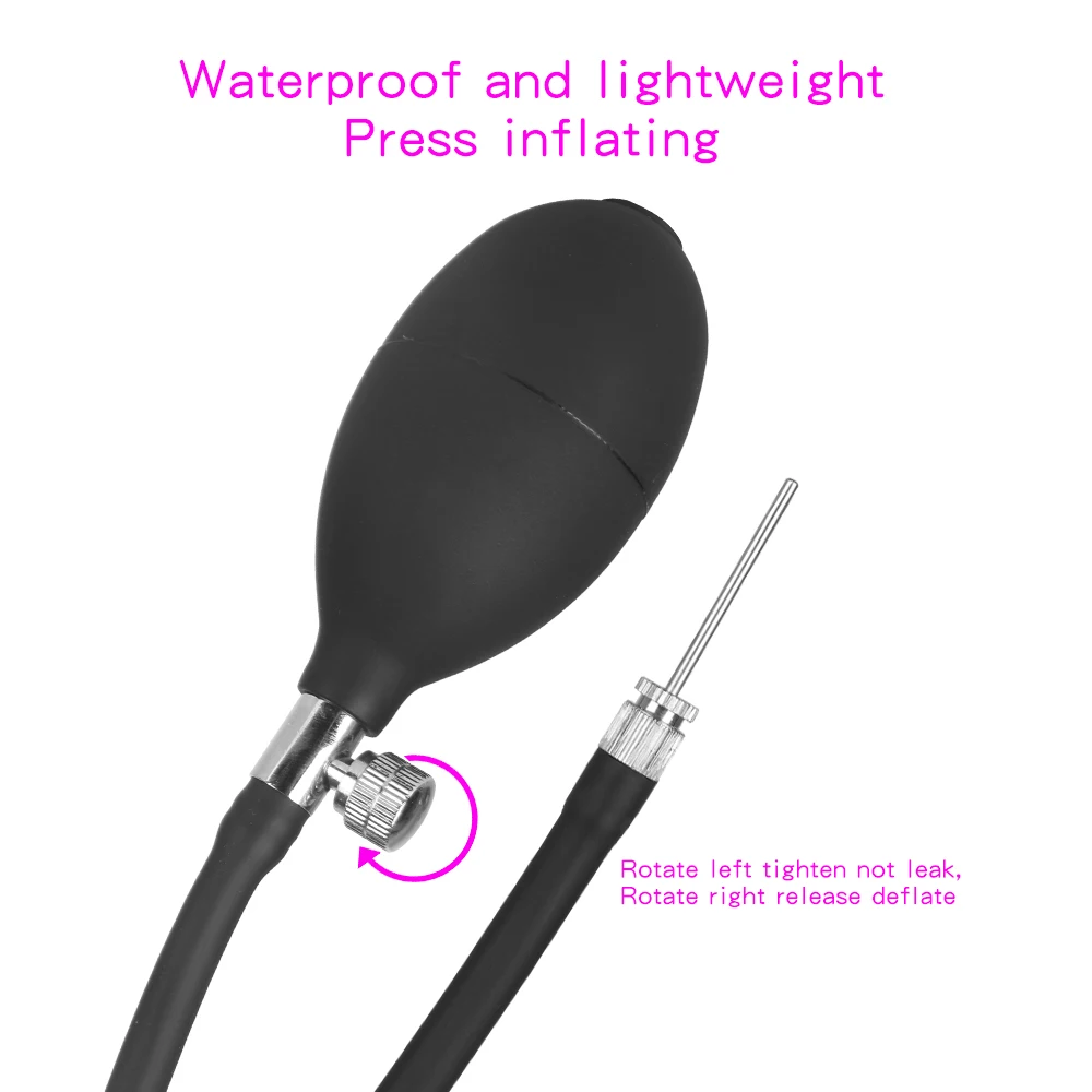 Large Inflatable Huge Big Anal Plug Dildo Pump Dilator Expandable No Vibrator Butt Balls Sex Toys For Male Women | Красота и здоровье