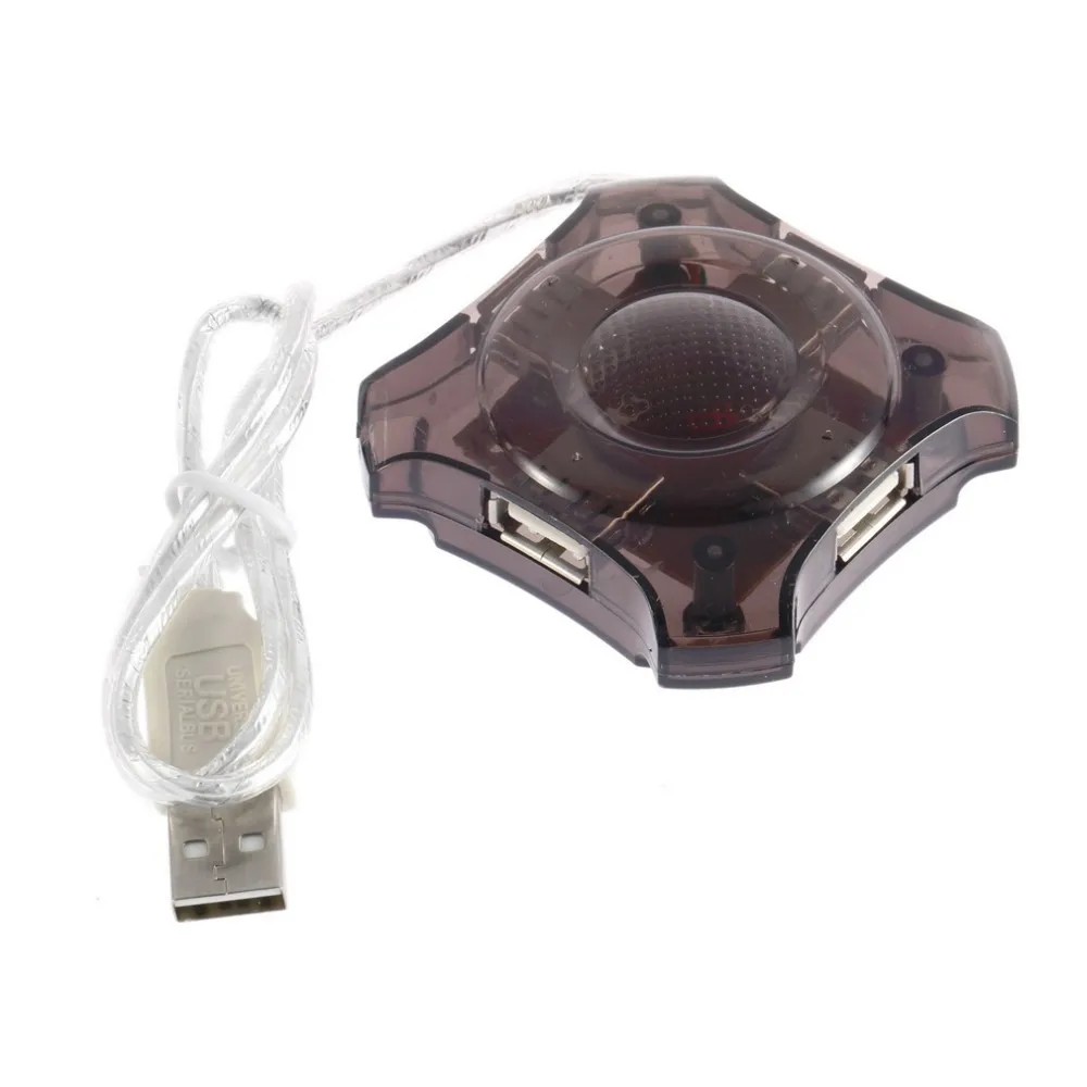 Новое поступление мини Высокоскоростной 4-портовый USB HUB для ноутбука Тетрадь ПК