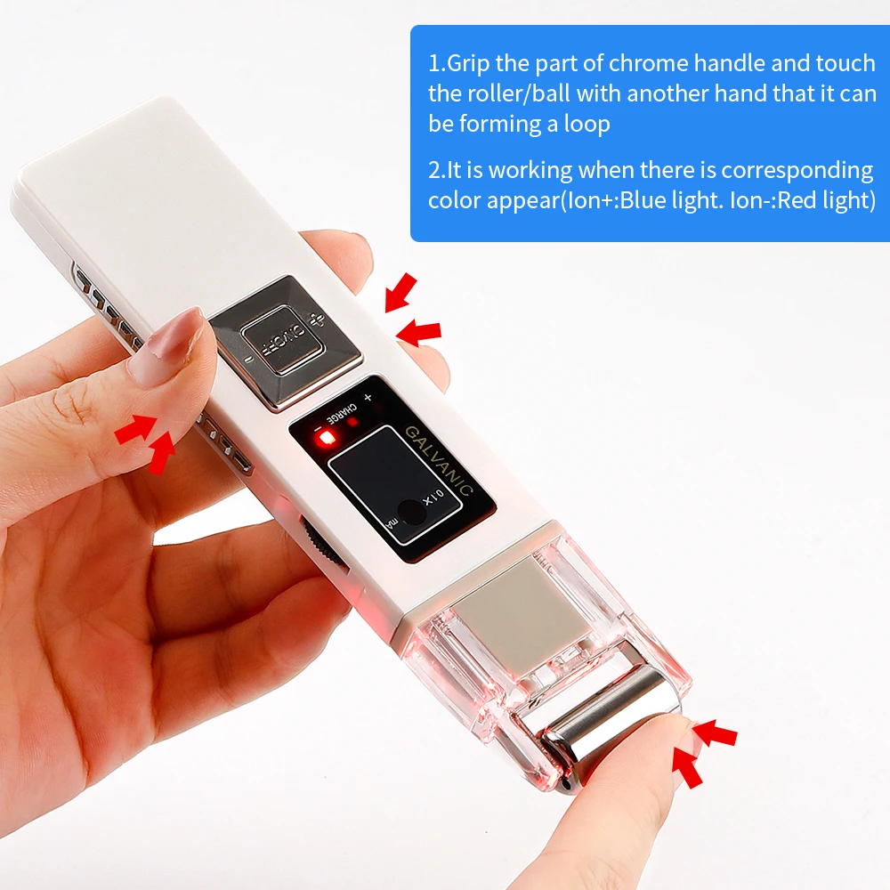 Гальваническая микротоковая машина для укрепления и отбеливания кожи