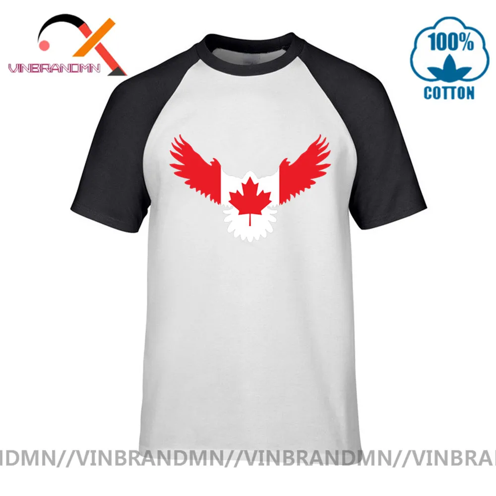 Орел флаг Канады молодой человек футболка 2020 высокое качество модные