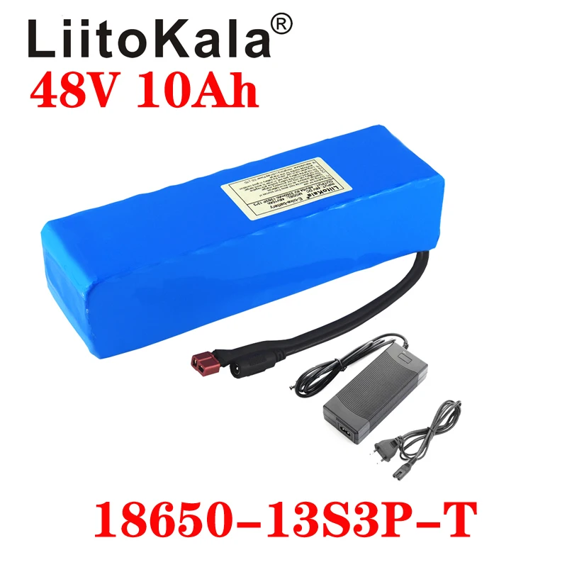 

LiitoKala e-bike battery 48v 10ah li ion battery pack bike conversion kit bafang 1000w and charger