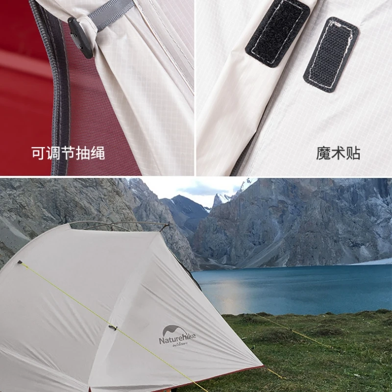 Палатка Naturehike туристическая на 2 человек нейлоновая Ультралегкая