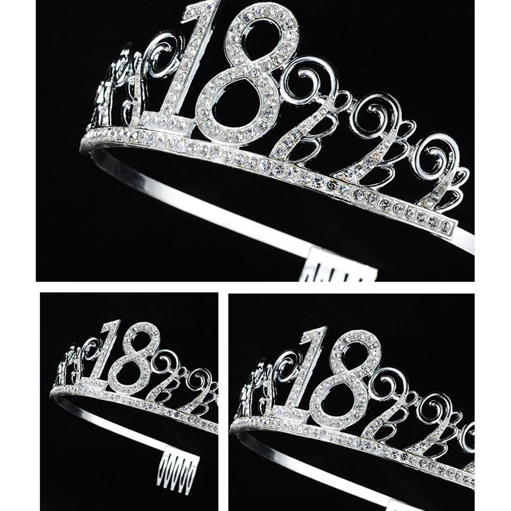 Украшение для торта в виде короны с номером цвета|Шляпы вечеринок| |