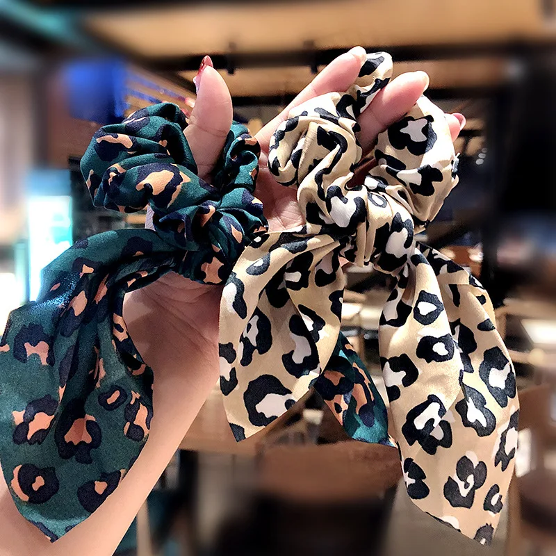 Новинка шифоновые банты шелковые резинки для волос женщин милая жемчужная