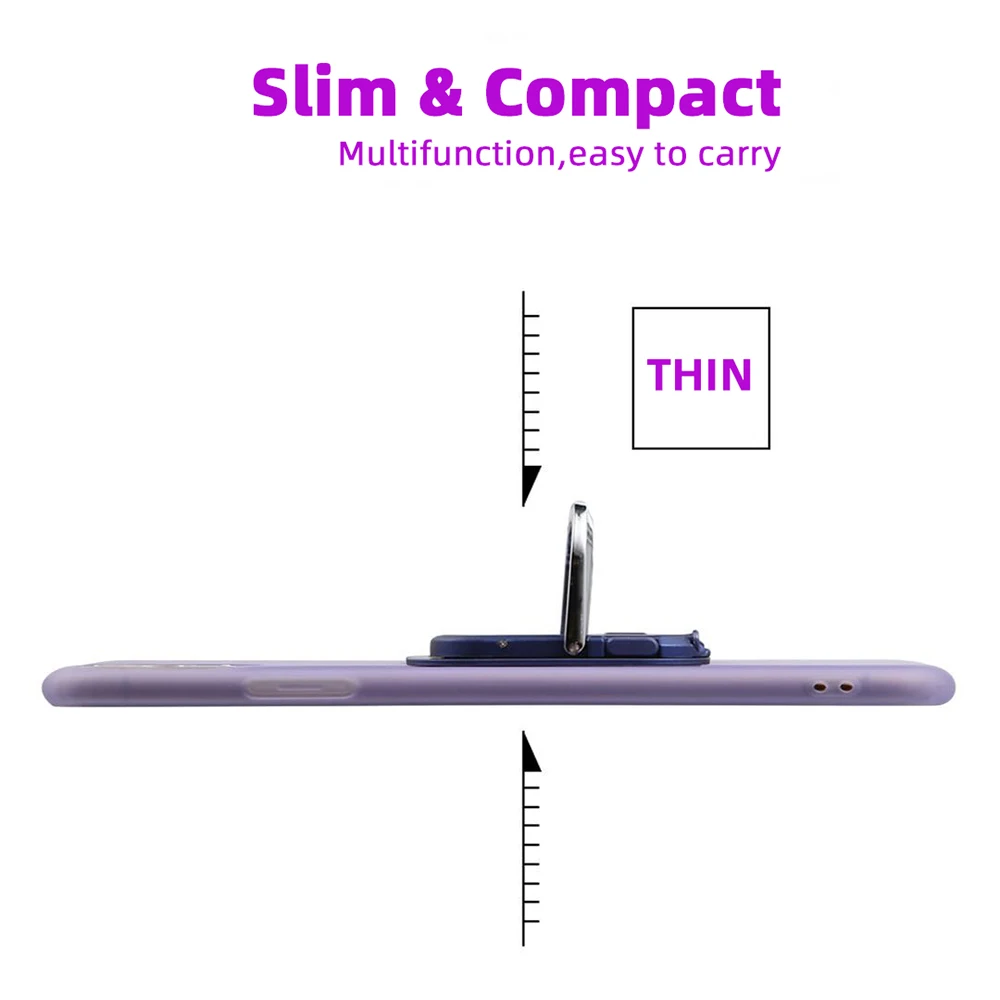 

Multipurpose Mobile Phone Holder Bracket 360 Degree Rotatable Car Air Vent Grip Mount Stand Universal Finger Ring Phone Holder