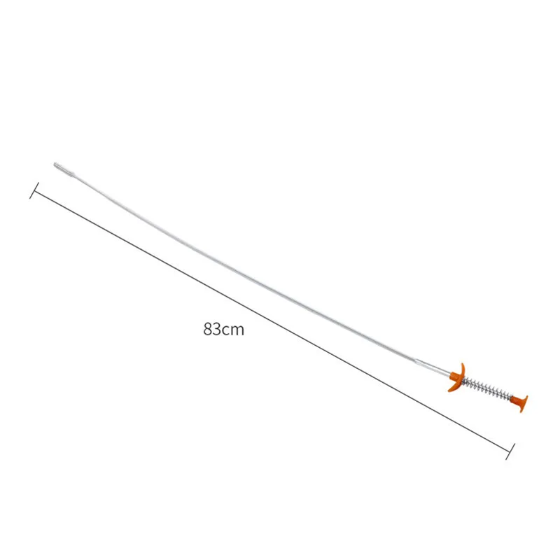 Щетка для чистки канализации домашняя гнущаяся для раковины, ванны и туалета, инструмент для прочистки труб, аксессуары для ванной и кухни.
