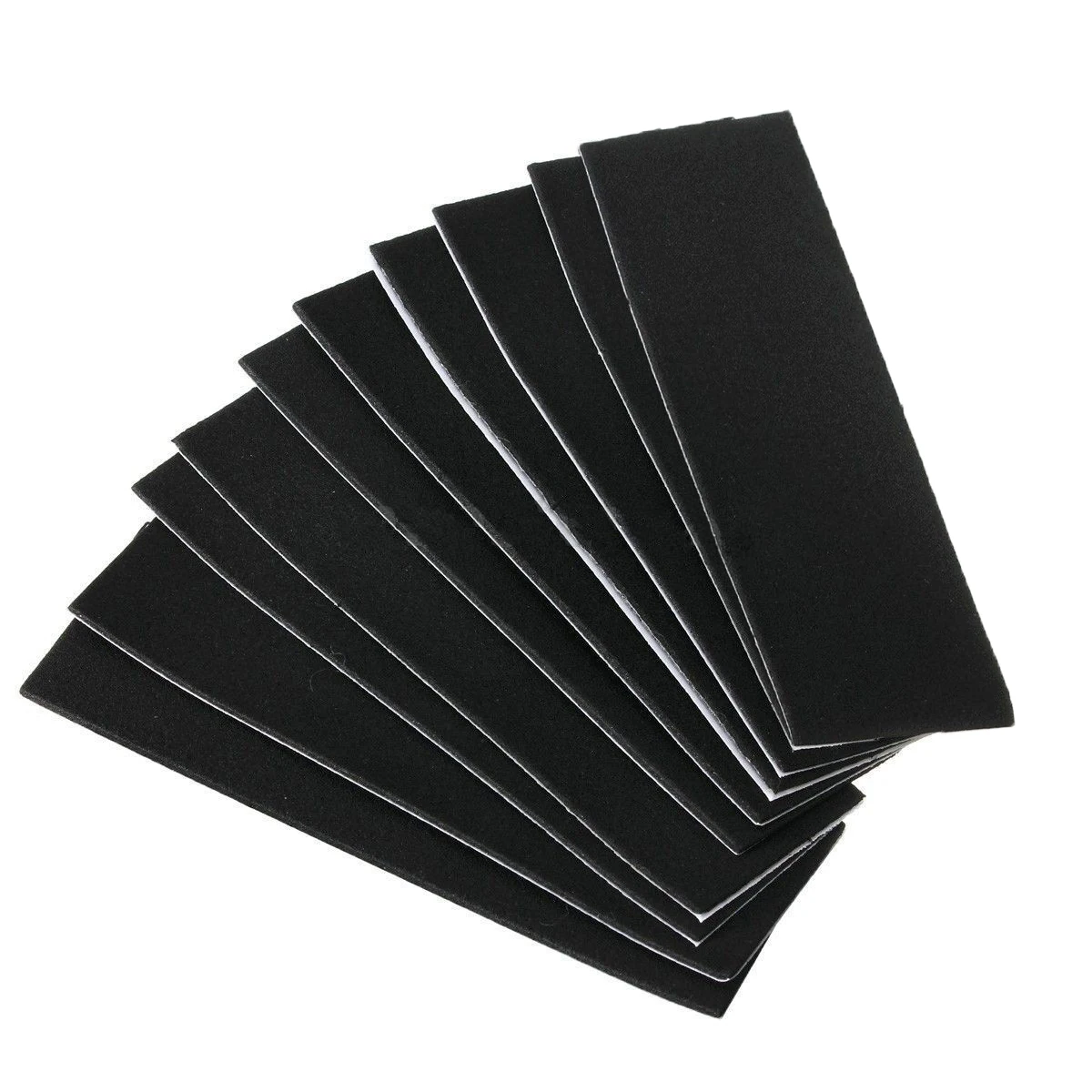 10 шт. Нескользящие наклейки для пальцев скейтборд деревянная наждачная бумага