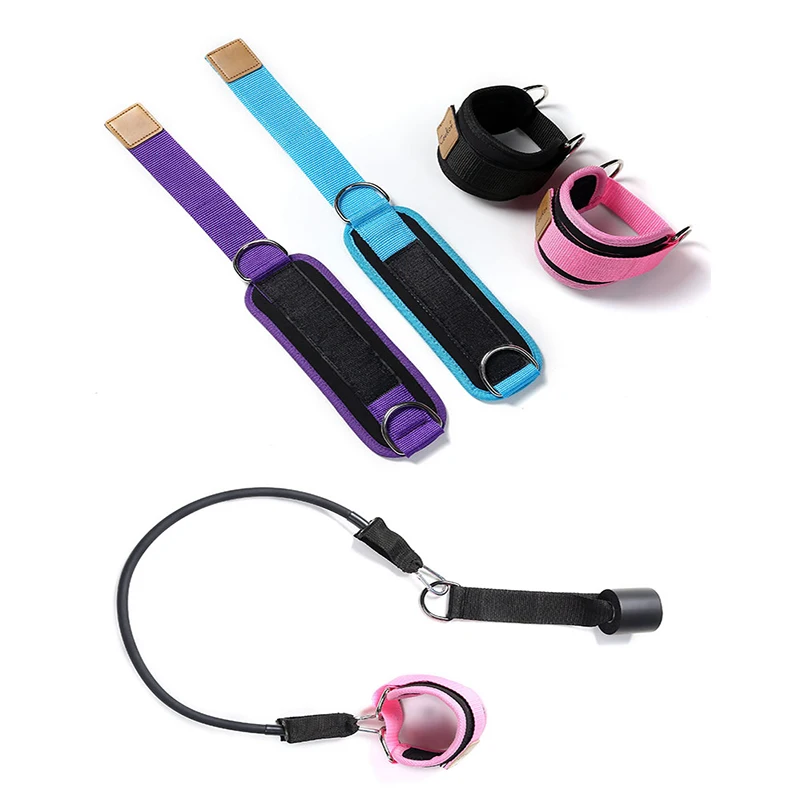 

Resistance Bands with Ankle Straps Cuff with Cable for Attachment Booty Butt Thigh Leg Pulley Strap Lifting Fitness Exercise
