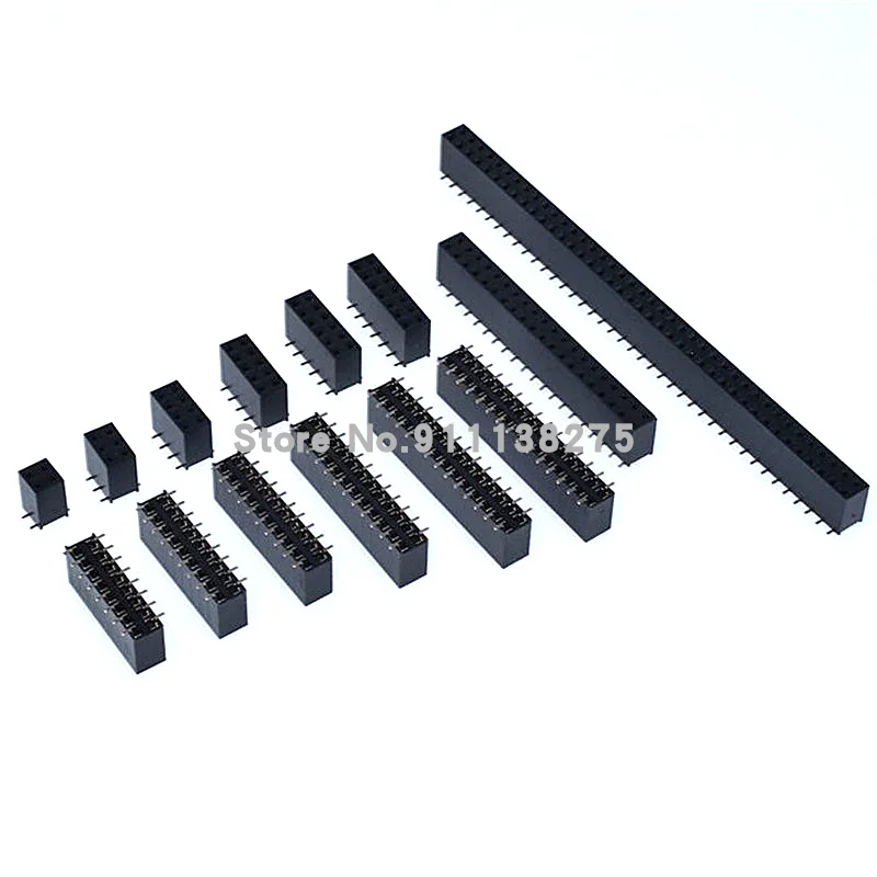 10 шт. SMT 2 54 мм двухрядная розетка с блокировкой печатной платы контактный разъем 4