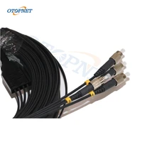 ftth 500m single mode 4 fc upc connector 3 steel 4 core g675a1 outdoor optical fiber patch cord drop cable