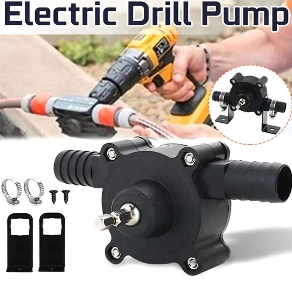 

Portable Electric Drill Water Pump Mini DC Self-priming Outdoor Install Tools Transfer Easy Pump Liquid Home Garden To F4I7
