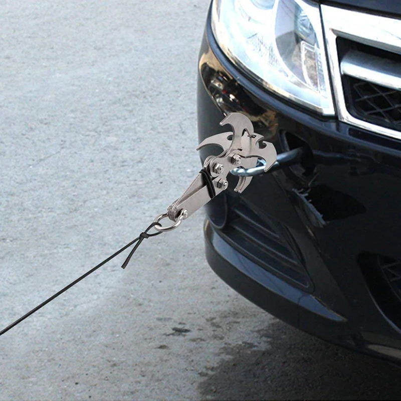 Крючок 2 в 1 складной крючок из нержавеющей стали для альпинизма активного отдыха