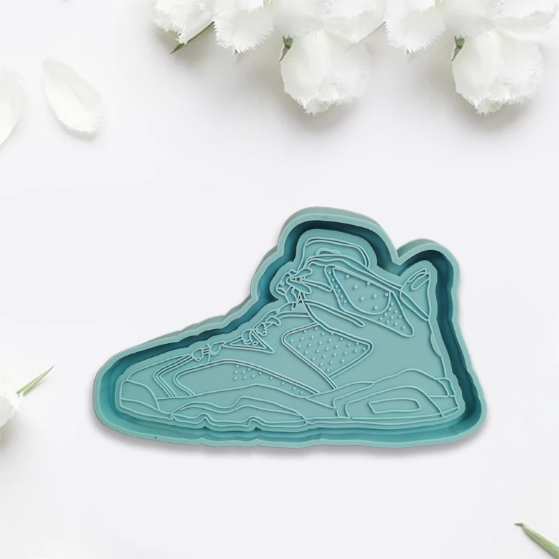 

DIY Crafts Making Shoe Shaped Tray Epoxy Resin Mold Fruit Plate Silicone Mould X7YA