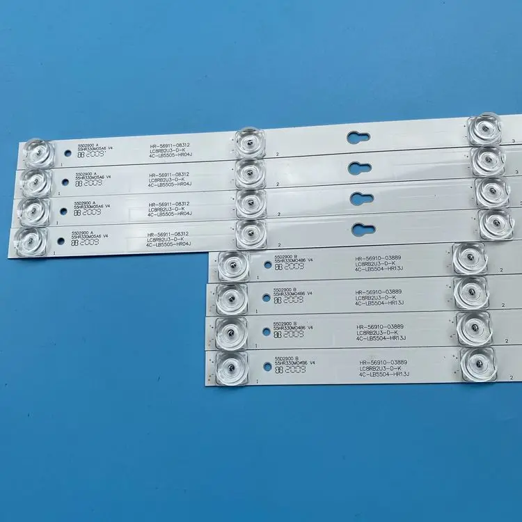80 шт. светодиодный Подсветка полосы для TCL L55P2 UD YHE 4C LB5504 YH01J YH LVU550CS0T LB5505 HR04J HR13J B55A858U