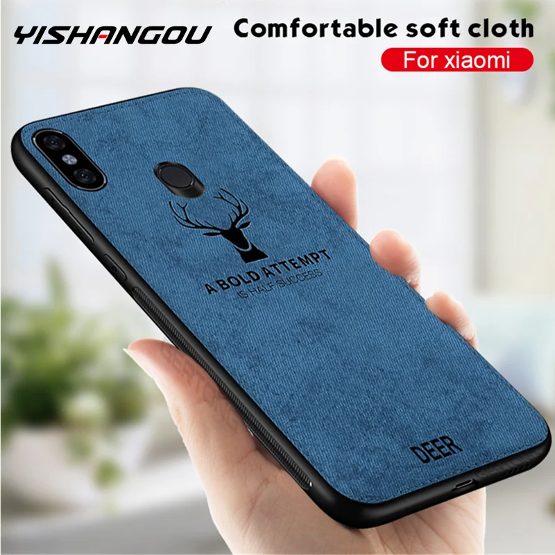 Роскошный чехол для телефона для Xiao mi Red mi Note 7 8 6 Pro 7A 6A 5A K20 Xiaomi mi A3 Lite A3 9 Lite mi 9T тканевый чехол с рисунком оленя