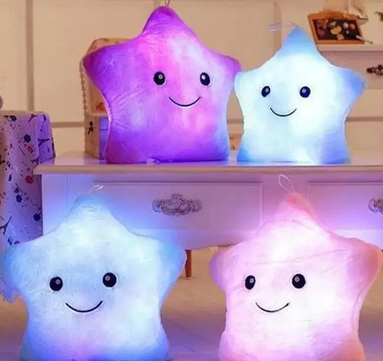 Акция светодиодный светильник в форме сердца и звезды подушка милая светящаяся