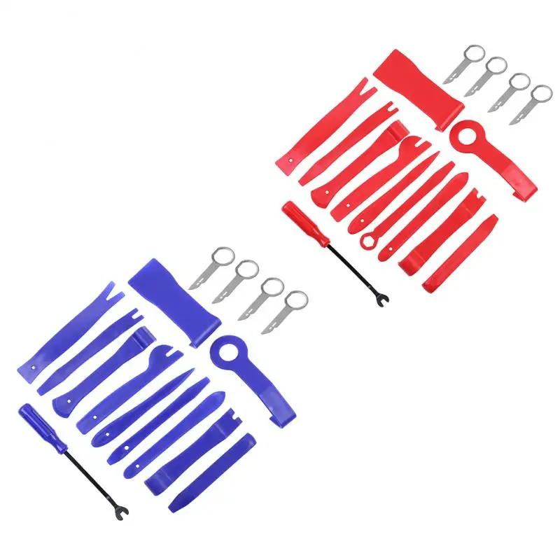 

16pcs Car Audio Disassembly Tool Kit Auto Car Radio Panel Door Clip Panel Trim Dash Audio Removal Installer Pry Kit Repair Tool
