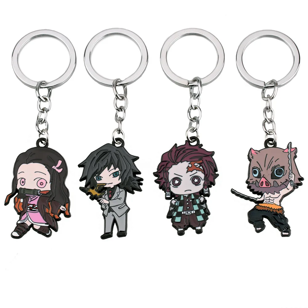 Новинка аниме цинковый сплав брелок демон убийца Kimetsu no Yaiba Blade of Ghost винтажные