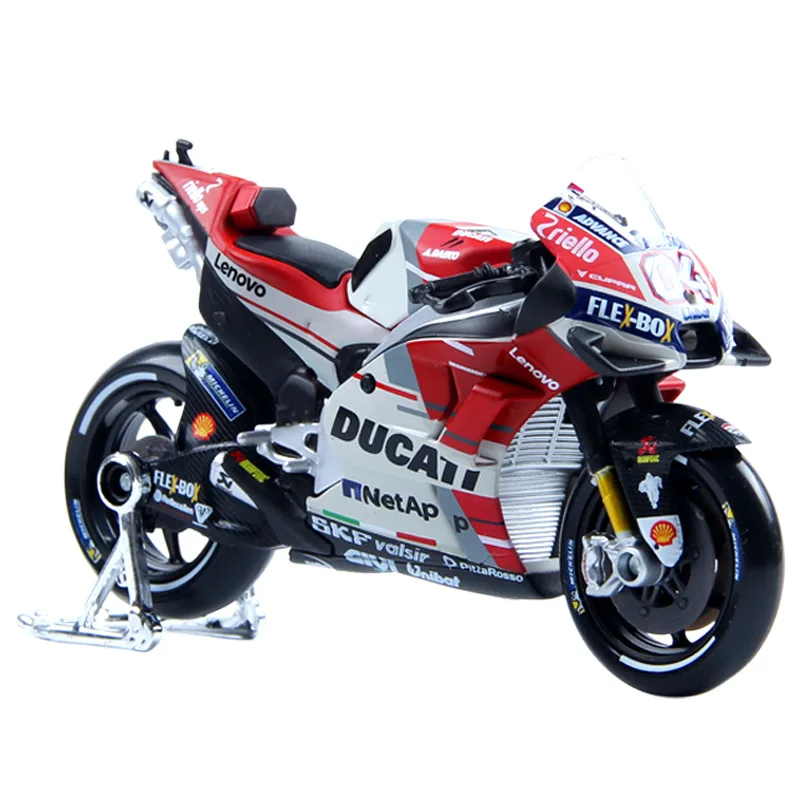 Авторизованная Модель гоночного мотоцикла Maisto 1:18 Rossi Honda GP из сплава модель