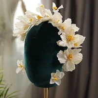 new exquisite champagne crystal petals hairband wedding bridal headwear wedding headpiece