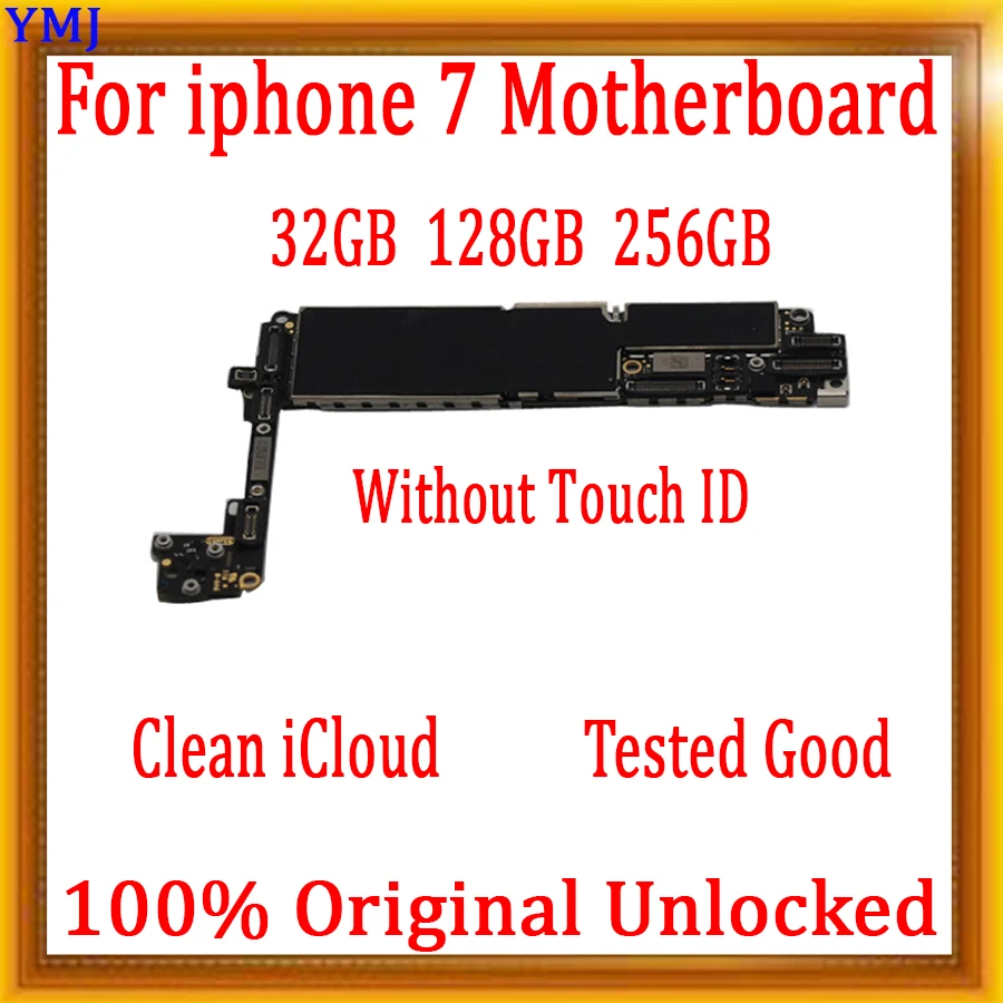 С системой IOS для материнской платы iPhone 7 100% Оригинальный разблокированный iphone