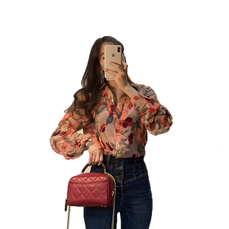 

Women's Floral Print Blouse: One ($17.95) or Two ($29)