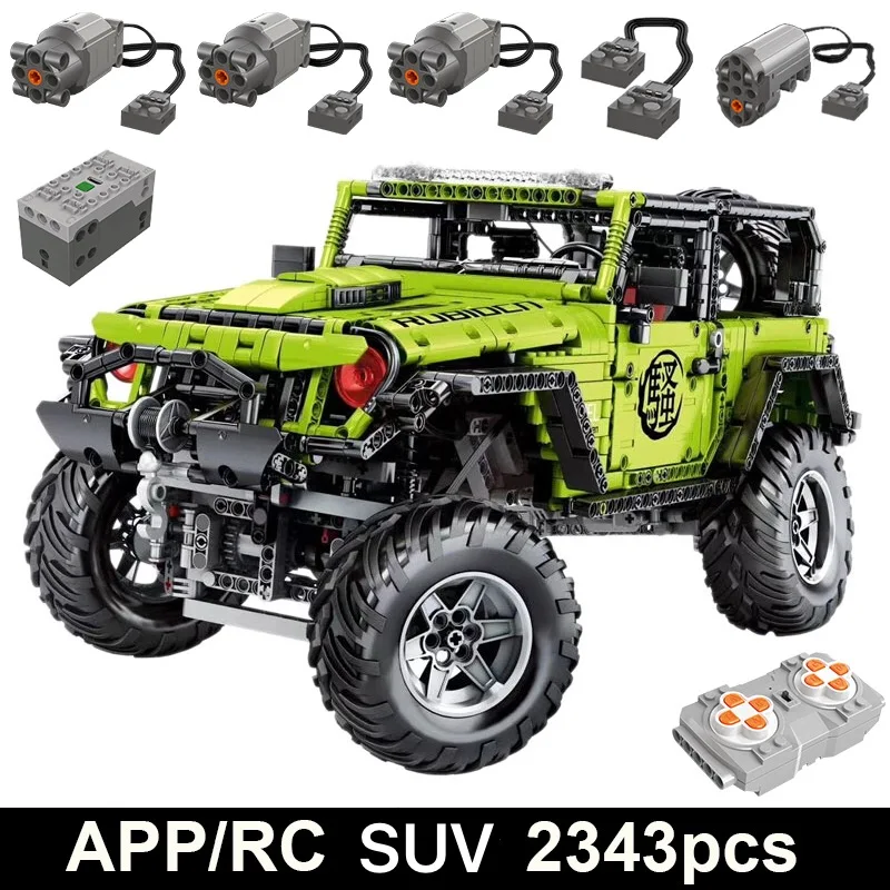 

City Speed champion high tech motor Motor Technical car Model building blocks Mountain travel SUV blocks kids toy Christmas gift