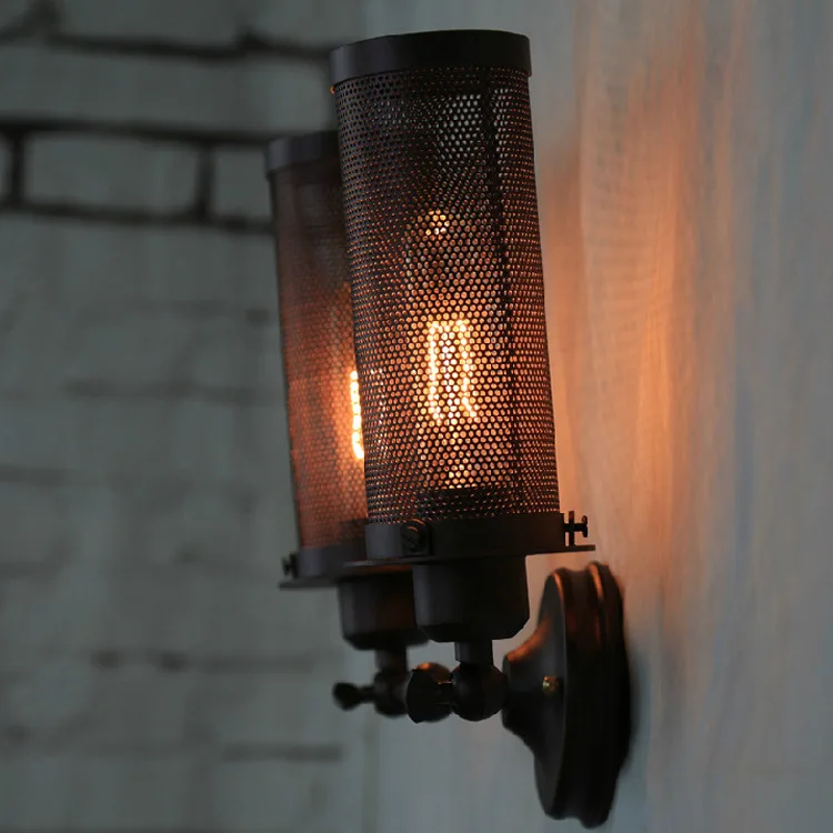 Американская настенная лампа в стиле лофт Длинные Настенные светильники с