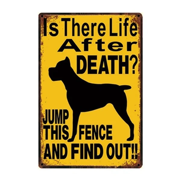 

[ Kelly66 ] Pet Dog Akita Terrier Afghan Hound Basenji Metal Sign Tin Poster Home Decor Bar Wall Art Painting 20*30 CM Size Dy81