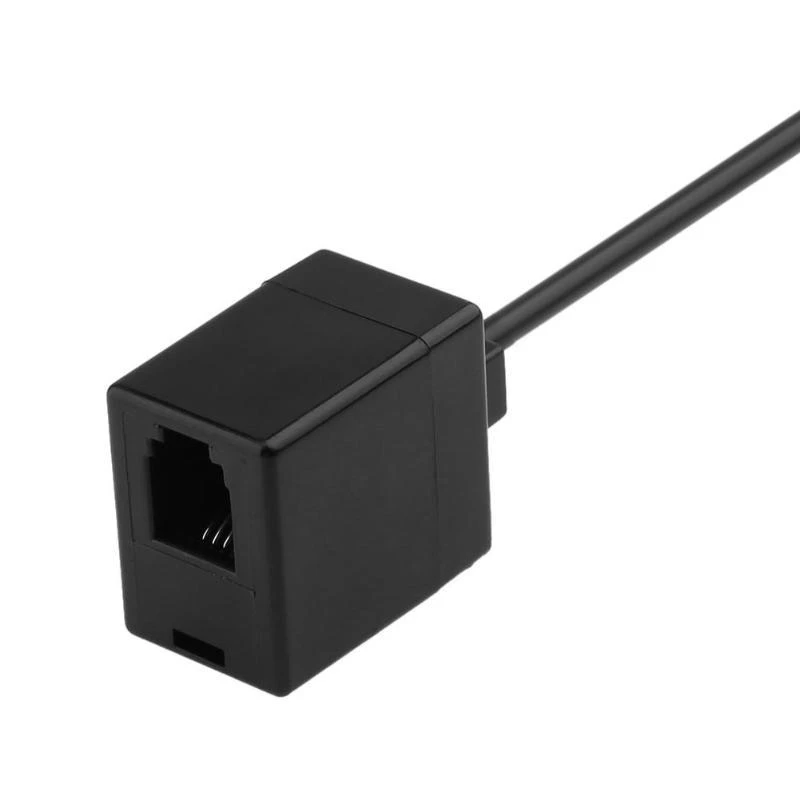 RJ9 4P4C Мужской к двойной женский Порты и разъёмы разъем для гарнитуры/телефонный
