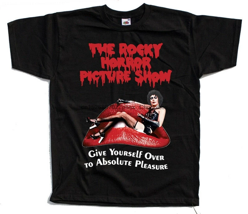 Черная футболка с рисунком Рокки хоррор шоу V2 фильма все размеры S-5XL | Мужская