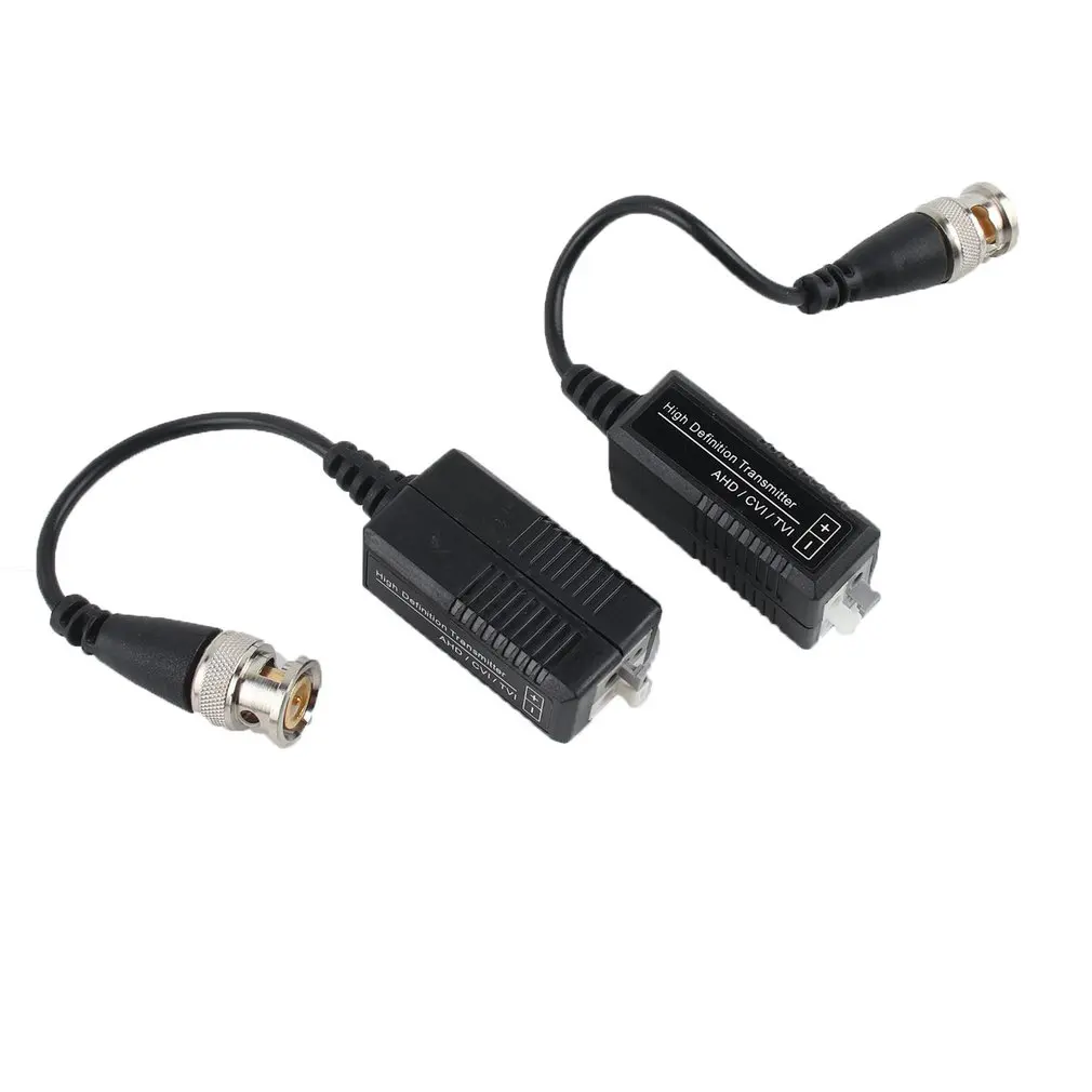 1 пара HD CCTV через витой Видео балун передатчик для камеры DVR CVI/TVI/AHD 0-300 м черный